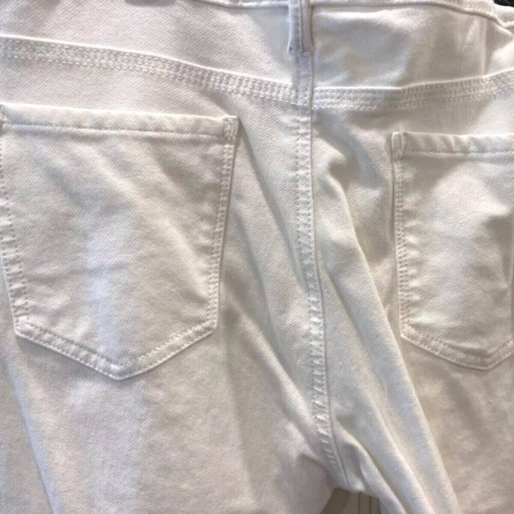 Vintage America Women’s Jeans White Denim Size 12 Tall Denim Long - Picture 7 of 8